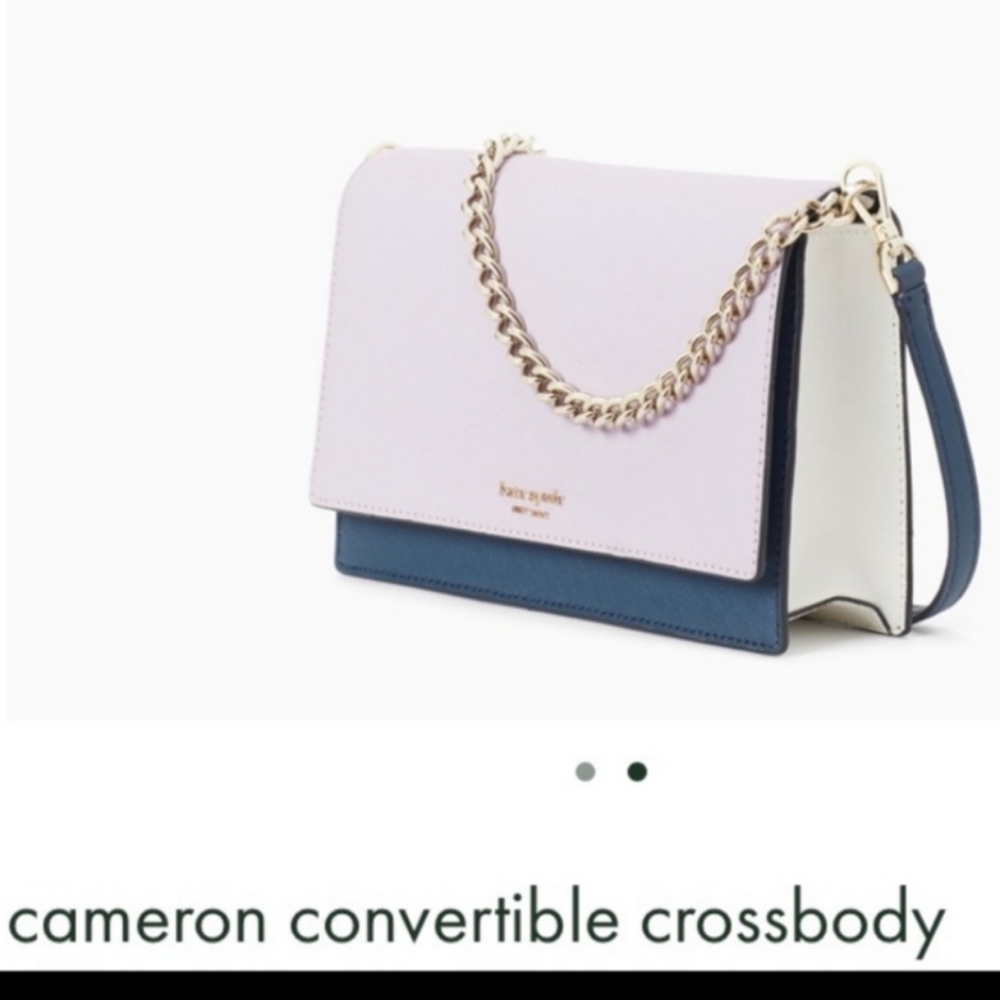 Kate Spade - Cameron convertible crossbody bag lavander mist/petrol blue
